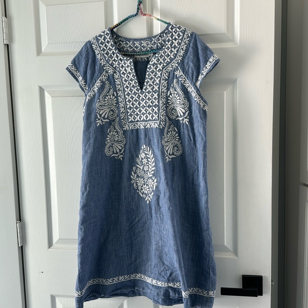 Roller rabbit kaftan dress large
